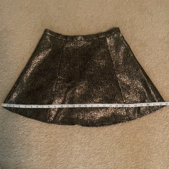 ⚡️one❤️clothing | Sparkly Gold | A-Line | Mini | Petite / Juniors | M - Picture 7 of 17